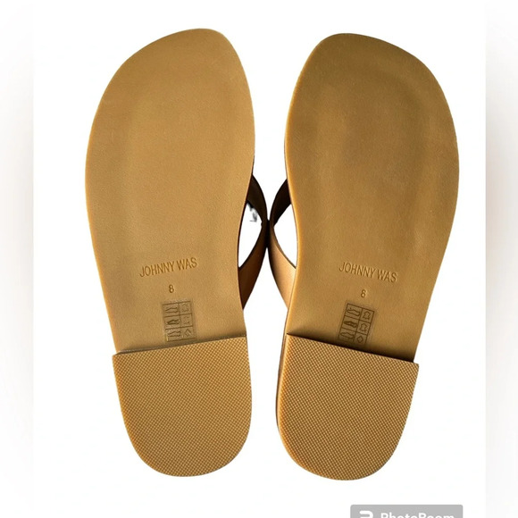 Johnny Was Jenna Flip Flop In Multi Flower size 8 - Picture 5 of 6